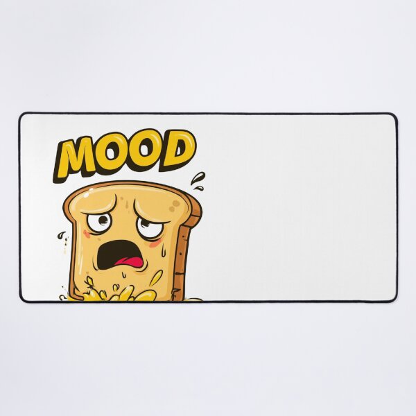 Item preview, Melting Toast Mood Funny Overwhelmed Design designed and sold by NicolasGlowArt.