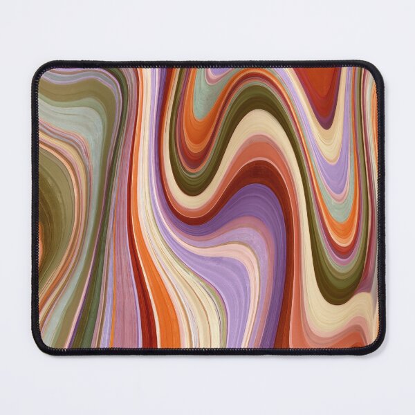 Item preview, Lavender, Olive & Rust Retro Psychedelic Waves designed and sold by AlfiB.