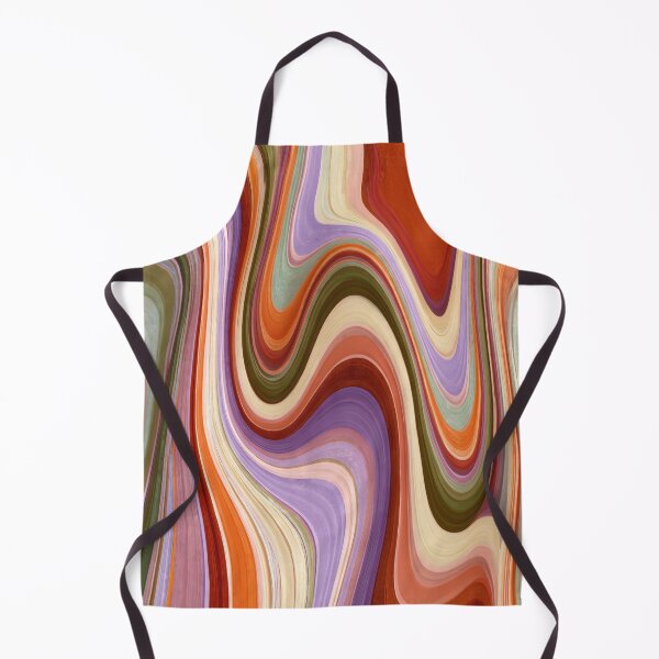 Item preview, Lavender, Olive & Rust Retro Psychedelic Waves designed and sold by AlfiB.