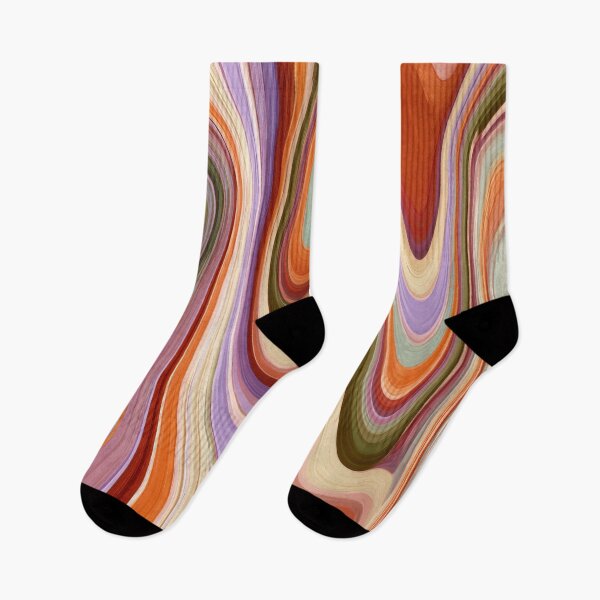 Item preview, Lavender, Olive & Rust Retro Psychedelic Waves designed and sold by AlfiB.