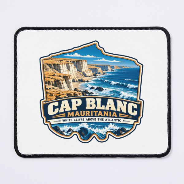 Item preview, Cap Blanc Mauritania White Cliffs Above The Atlantic Travel Destination designed and sold by NeedForParks.