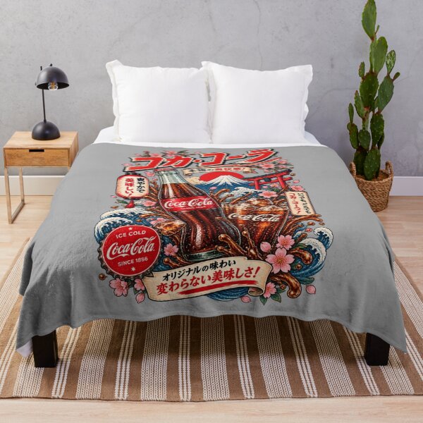 Item preview, Japanese Retro Cola Cherry Blossom Art designed and sold by ElizBurkes.