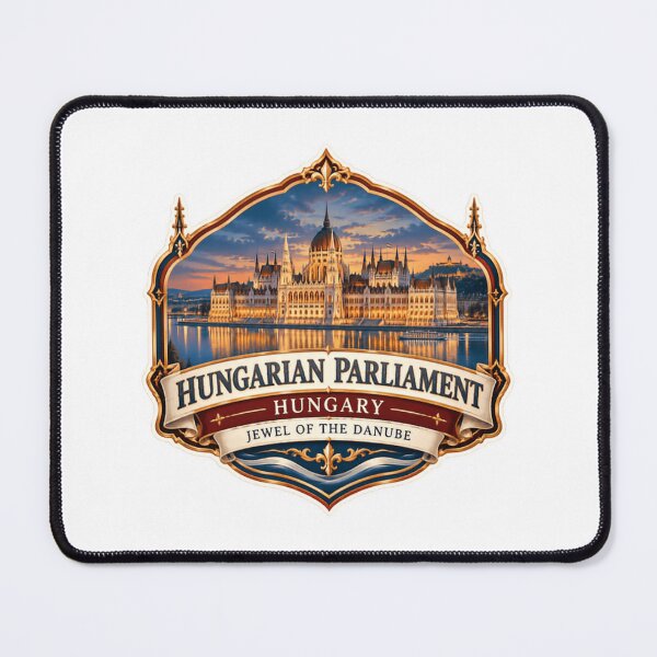 Item preview, Hungarian Parliament Hungary Budapest Travel Souvenir Jewel Of The Danube designed and sold by NeedForParks.