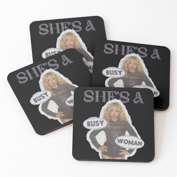 Item preview, Sabrina Carpenter Shes A Busy Woman Embroidered Style Graphic designed and sold by Coolshopsea.