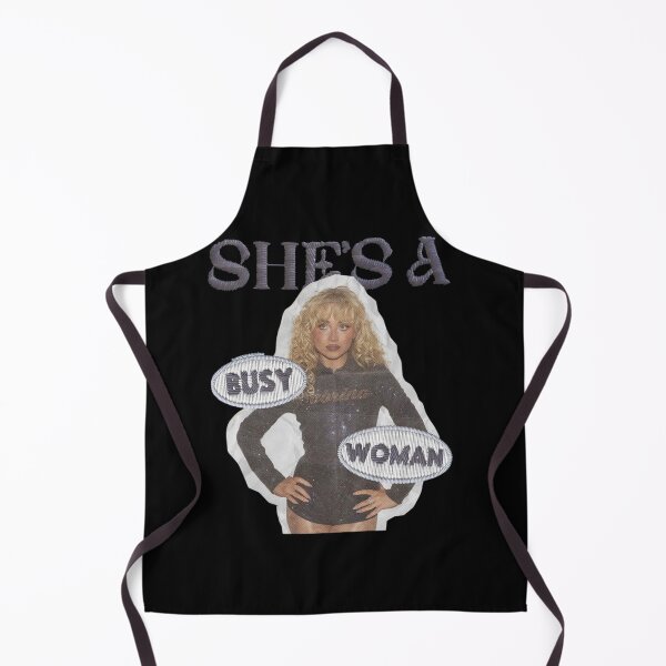 Item preview, Sabrina Carpenter Shes A Busy Woman Embroidered Style Graphic designed and sold by Coolshopsea.