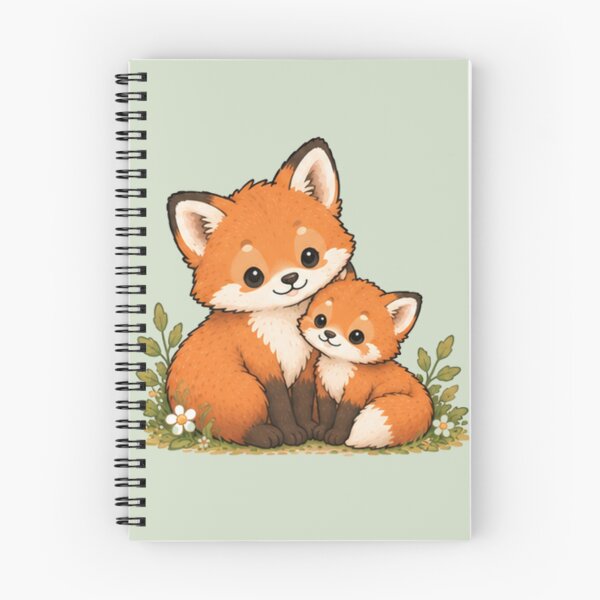 Item preview, Mum & Baby Fox designed and sold by MellowMunchkins.