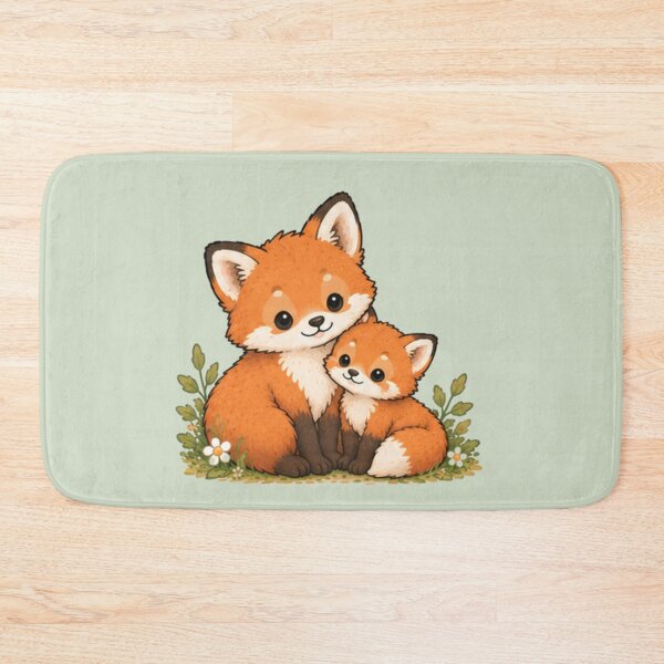 Item preview, Mum & Baby Fox designed and sold by MellowMunchkins.