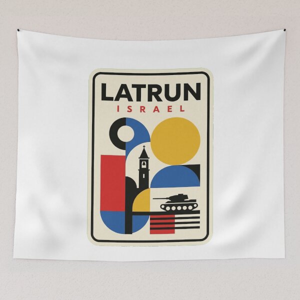 Item preview, Retro Latrun Bauhaus Geometric Skyline designed and sold by k3rstman1.