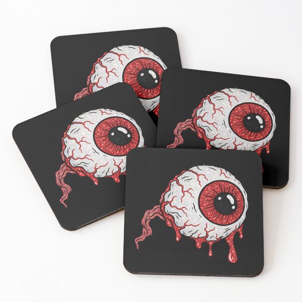 Item preview, Glitter Bloody Eyeball Halloween designed and sold by MonkiFlipp.