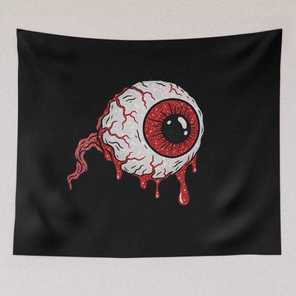 Item preview, Glitter Bloody Eyeball Halloween designed and sold by MonkiFlipp.