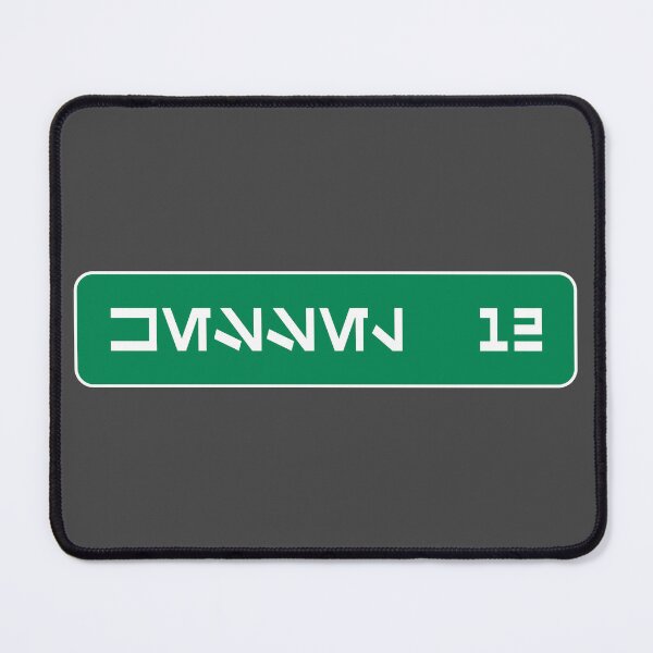 Item preview, Kessel in 12 Parsecs Mileage Sign (Aurebesh) designed and sold by Karate Octopus.