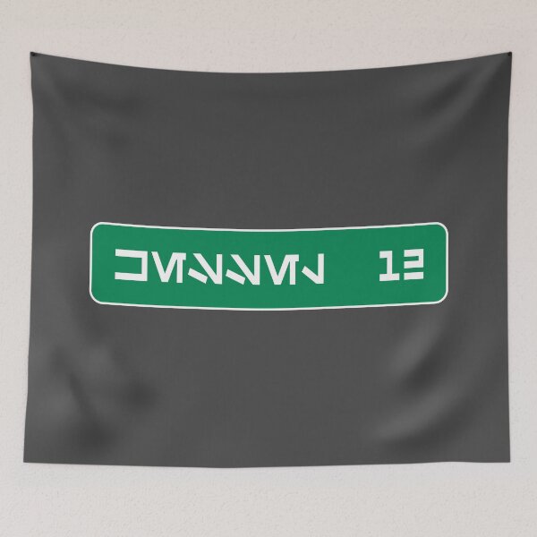 Item preview, Kessel in 12 Parsecs Mileage Sign (Aurebesh) designed and sold by Karate Octopus.