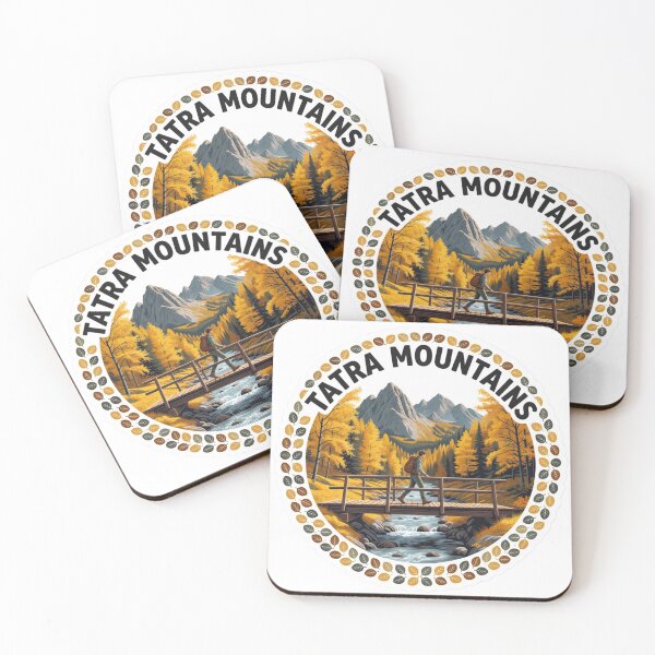 Item preview, Tatra Mountains Autumn Hiking Sticker designed and sold by Imaginarium of Chaos falcon88 .