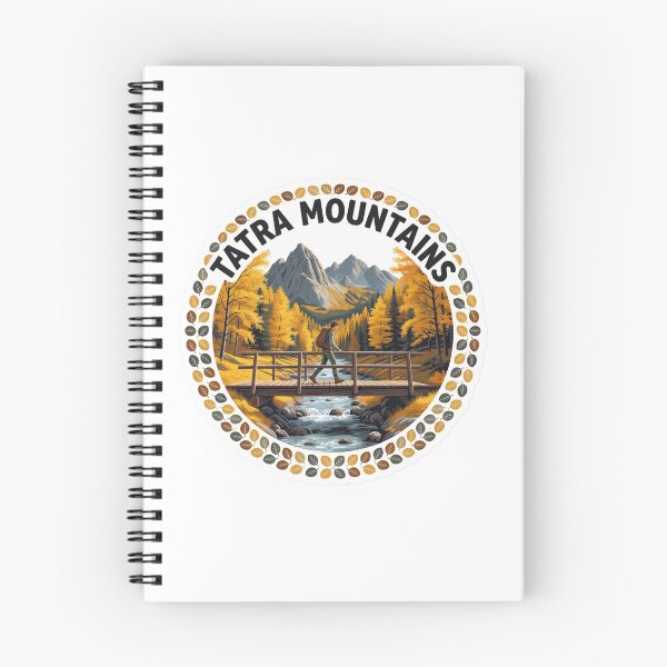 Item preview, Tatra Mountains Autumn Hiking Sticker designed and sold by Imaginarium of Chaos falcon88 .