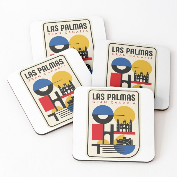 Item preview, Retro Las Palmas Bauhaus Geometric Skyline designed and sold by k3rstman1.