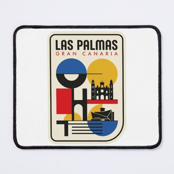 Item preview, Retro Las Palmas Bauhaus Geometric Skyline designed and sold by k3rstman1.