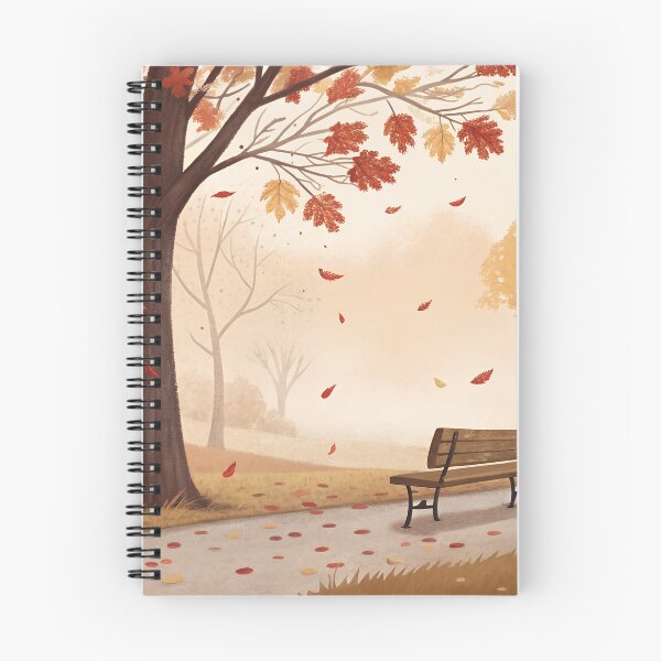 Item preview, Moody November Fog Autumn Park Art designed and sold by AlinaMel.
