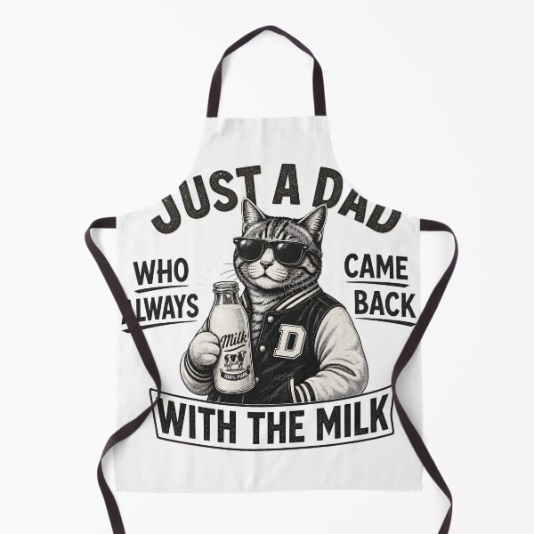 Item preview, Just a Dad Who Came Back With the Milk Cat designed and sold by TilatoCasera.