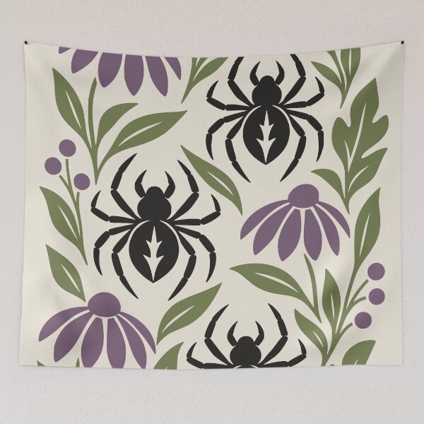 Item preview, Spooky Botanical Spiders Gothic Autumn designed and sold by MavtM.
