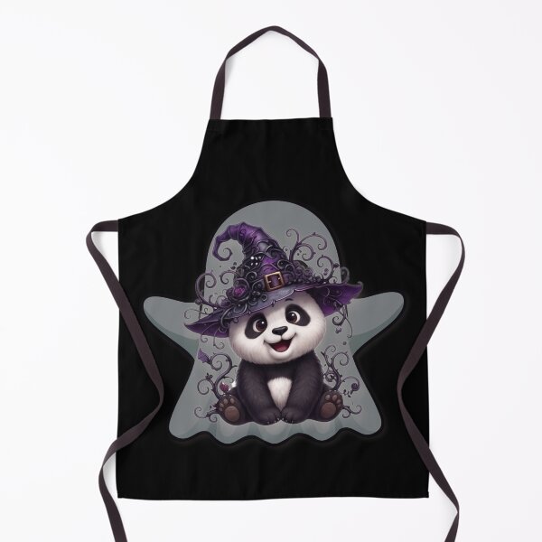 Item preview, Cute Spooky Panda Witch Hat Halloween Kawaii Animal Art designed and sold by EnginerdStudio.