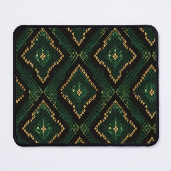 Item preview, Emerald Snake Scale Pattern designed and sold by shamiloff.