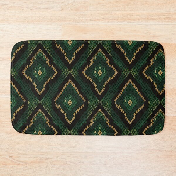 Item preview, Emerald Snake Scale Pattern designed and sold by shamiloff.