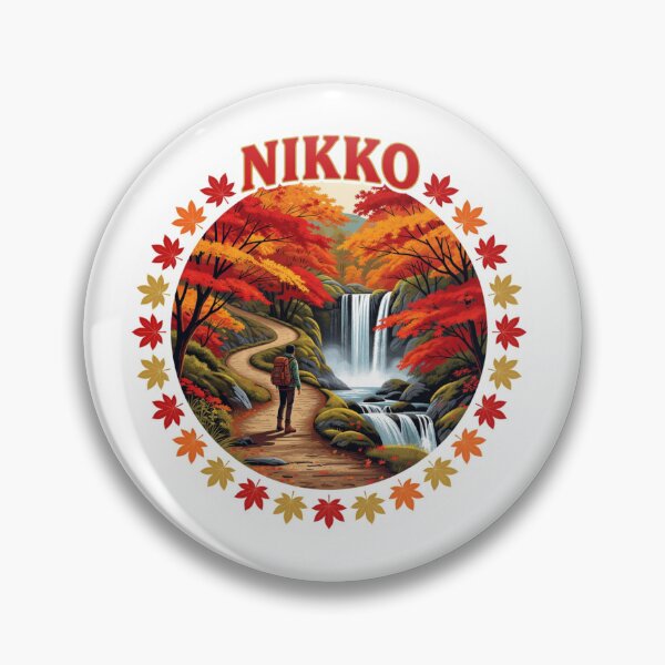 Artikelvorschau, Nikko Herbstwandern Japan Aufkleber entworfen und verkauft von Imaginarium of Chaos falcon88 .
