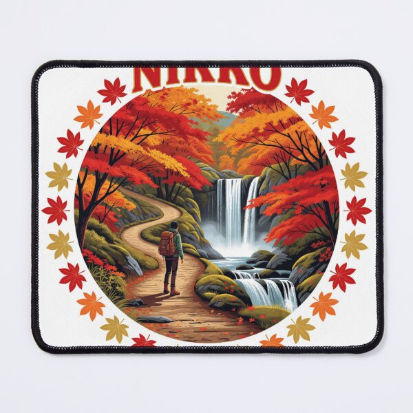 Item preview, Nikko Autumn Hiking Japan Sticker designed and sold by Imaginarium of Chaos falcon88 .
