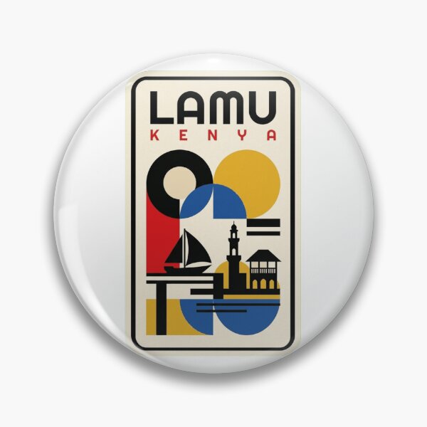Item preview, Retro Lamu Bauhaus Geometric Skyline designed and sold by k3rstman1.