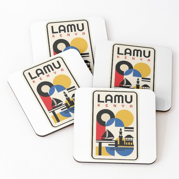 Item preview, Retro Lamu Bauhaus Geometric Skyline designed and sold by k3rstman1.