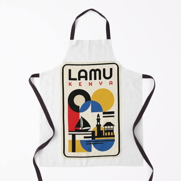 Item preview, Retro Lamu Bauhaus Geometric Skyline designed and sold by k3rstman1.