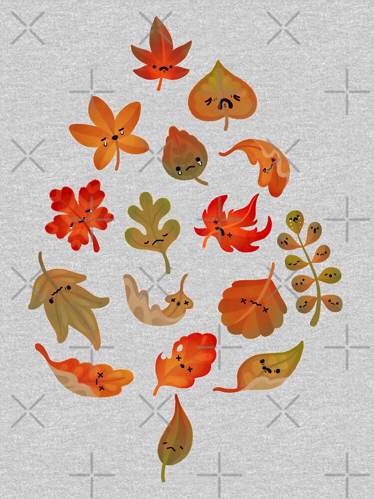 Sad fallen leaves by pikaole