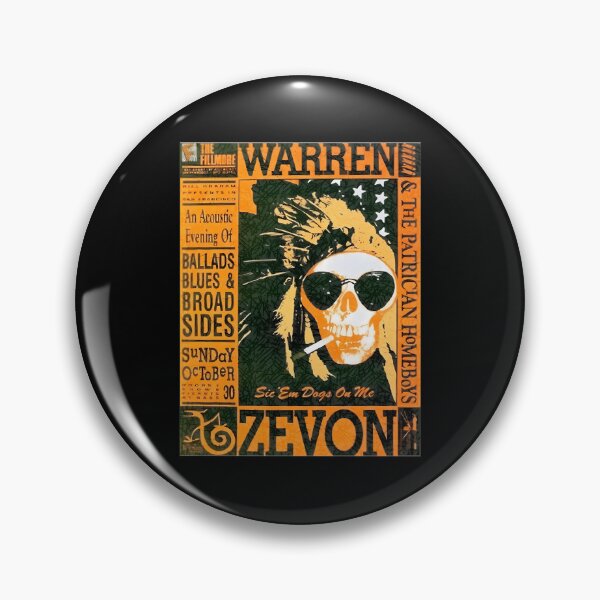 Item preview,  Warren Zevon Concert Ballads Blues Broadsides designed and sold by Nabeel George.