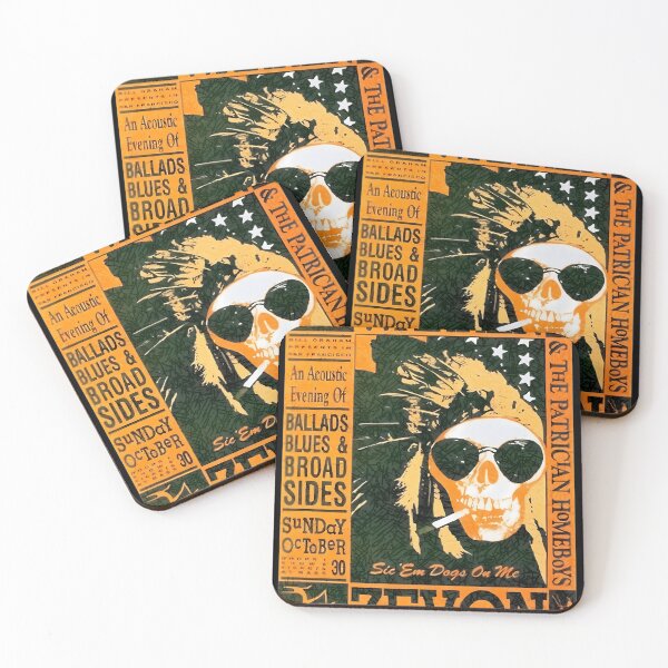 Item preview,  Warren Zevon Concert Ballads Blues Broadsides designed and sold by Nabeel George.