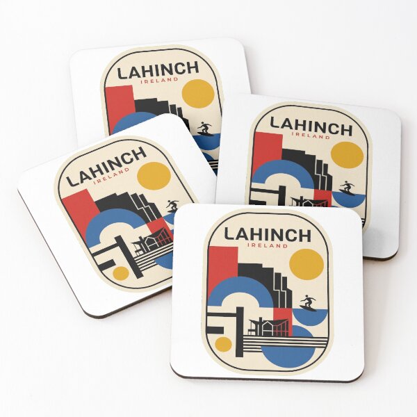 Item preview, Retro Lahinch Bauhaus Geometric Skyline designed and sold by k3rstman1.