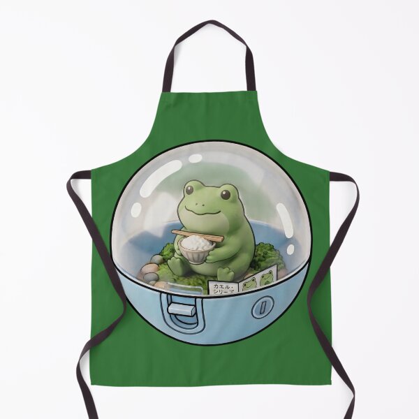 Item preview, Cute Frog Eating Rice in a Capsule Kawaii Japanese Capsule Art-#serie1 designed and sold by JeanChiale.