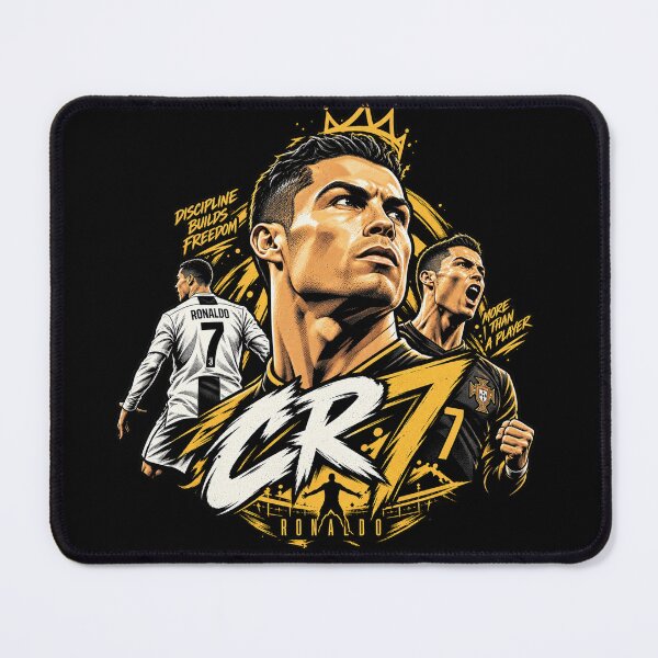 Item preview, CR7 Crowned Football Icon designed and sold by Gabriela Mihai.