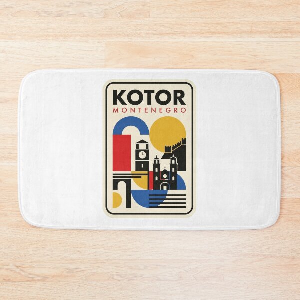 Item preview, Retro Kotor Bauhaus Geometric Skyline designed and sold by k3rstman1.