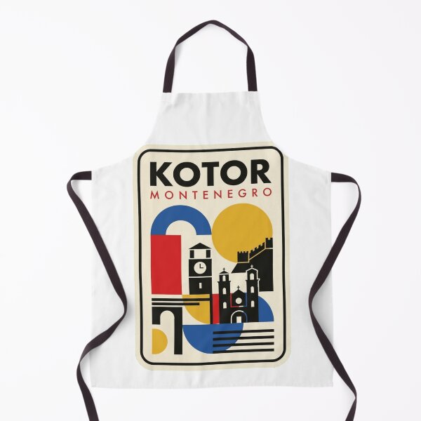 Item preview, Retro Kotor Bauhaus Geometric Skyline designed and sold by k3rstman1.