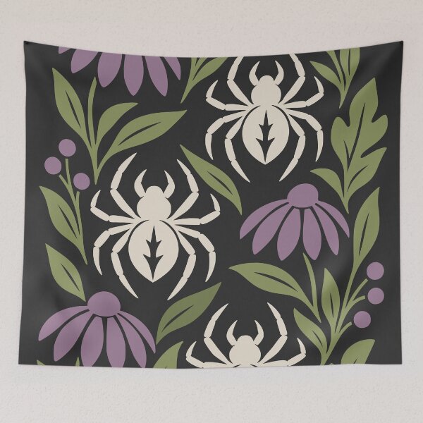 Item preview, Spooky Botanical Spiders Gothic Autumn designed and sold by MavtM.