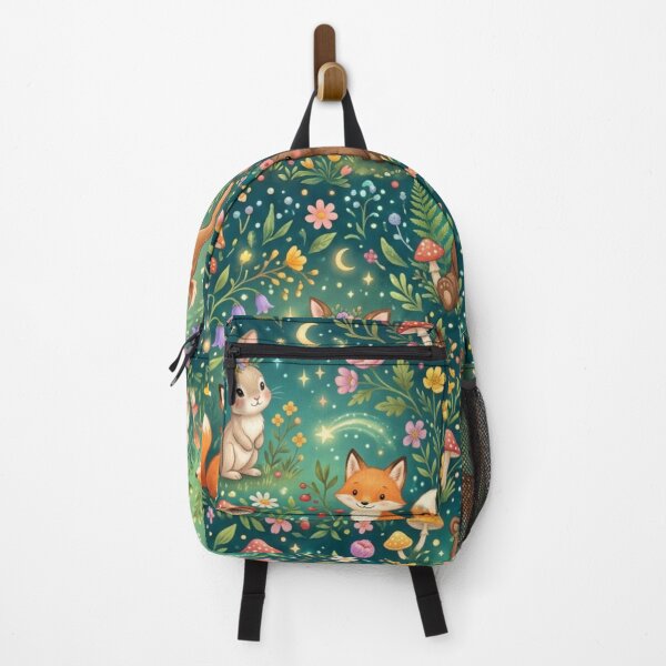 Item preview, Cute Woodland Animals Seamless Pattern designed and sold by ShivCraftStudio.