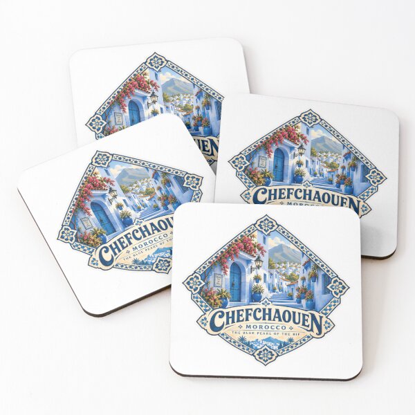 Item preview, Chefchaouen Morocco The Blue Pearl Of The Rif Moroccan Travel City Souvenir Destination designed and sold by NeedForParks.