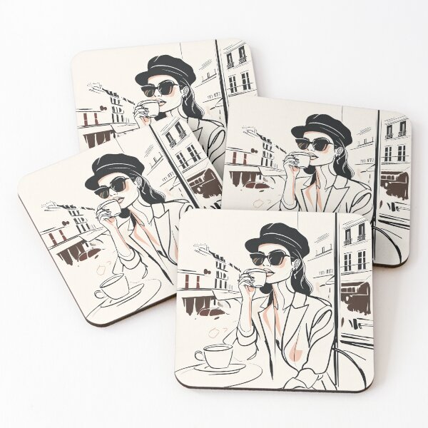 Item preview, Parisian Morning Sketch designed and sold by ONYX Pixee.