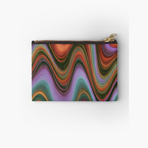 Item preview, Teal, Coral & Lavender Psychedelic Groovy Waves designed and sold by AlfiB.