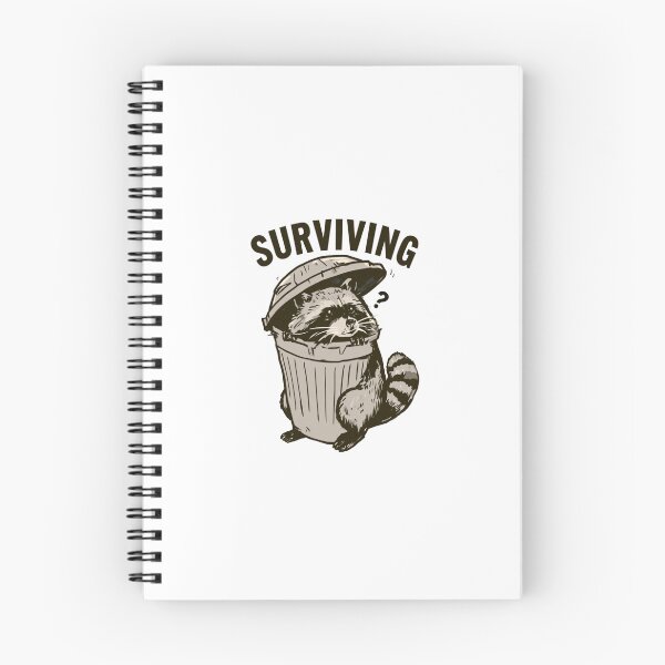 Item preview, Surviving Raccoon Trash Panda Funny Animal Meme designed and sold by NicolasGlowArt.