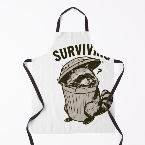 Item preview, Surviving Raccoon Trash Panda Funny Animal Meme designed and sold by NicolasGlowArt.