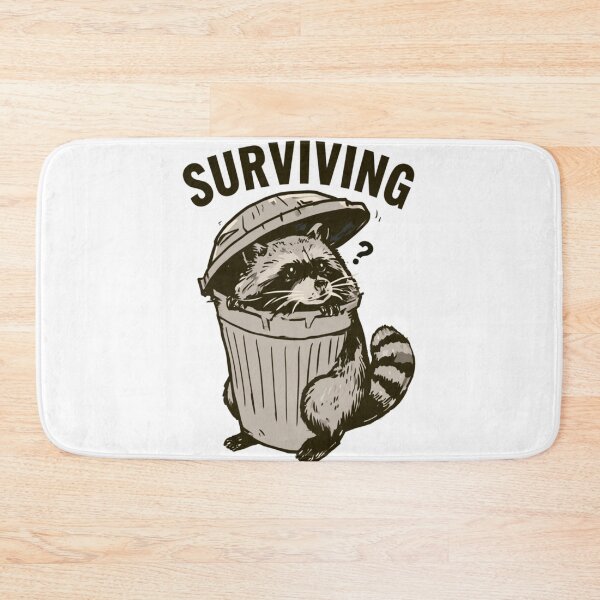 Item preview, Surviving Raccoon Trash Panda Funny Animal Meme designed and sold by NicolasGlowArt.