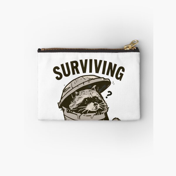Item preview, Surviving Raccoon Trash Panda Funny Animal Meme designed and sold by NicolasGlowArt.