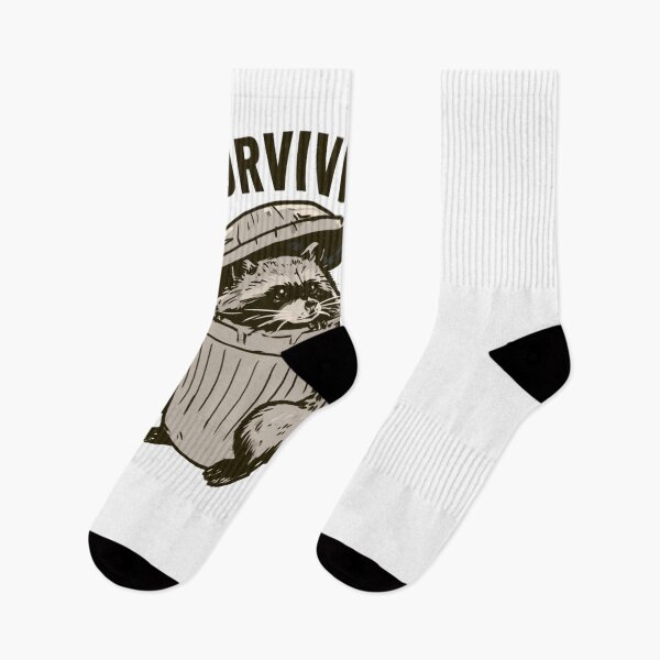 Item preview, Surviving Raccoon Trash Panda Funny Animal Meme designed and sold by NicolasGlowArt.
