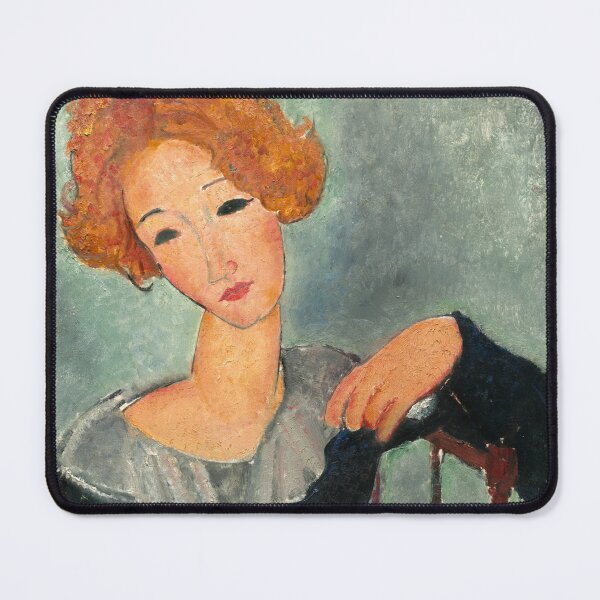 Item preview, Amedeo Modigliani, "Woman with Red Hair", 1917 designed and sold by Fine-Art-Hub.